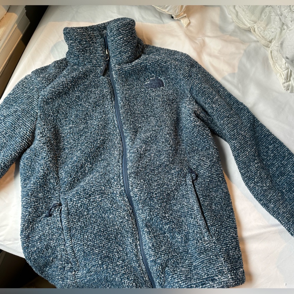 NORTH FACE WOMENS FUZZY JACKET SIZE SMALL